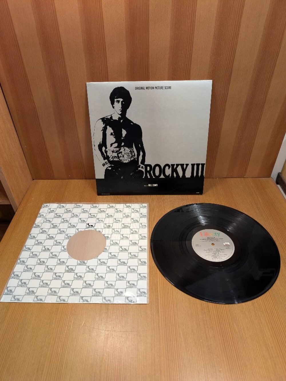 ROCKY III 3 Original Soundtrack Vinyl LP Record LO-51130 1982 12" 33 RPM - GUC